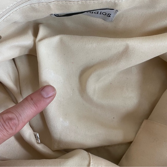 Straw Studios American Flag Patriotic Raffia Straw Tote Beach Vacation Bag - Picture 12 of 16